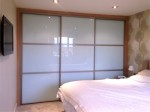 Fitted bedroom unit with sliding doors  - fitted by Barrett Kitchens, Letterkenny, Co. Donegal, Ireland