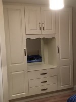Wardrobe doors - bedroom units designed and fitted by Barrett Kitchens, Donegal, Ireland